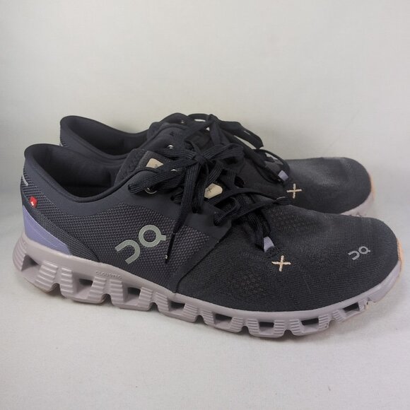 On Cloud X 3 Shoes Women's 9 Running Athletic Shoes Blue Gray Purple 60.98097 - Picture 6 of 16